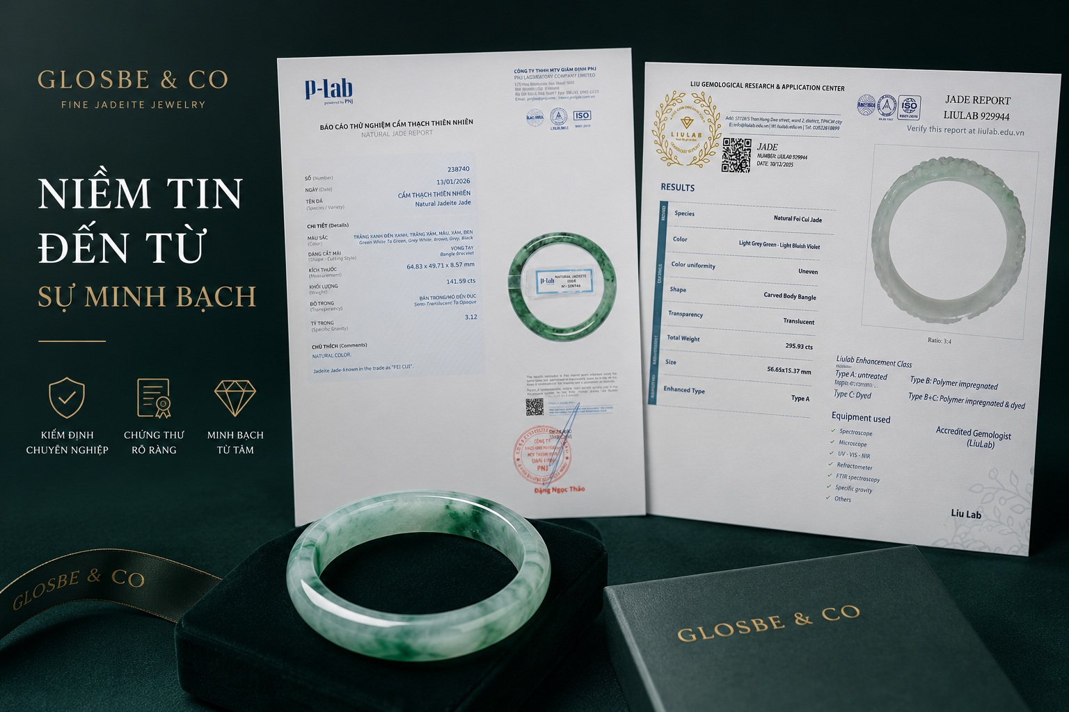 Niềm Tin Từ Kiểm định Ngọc Phỉ Thúy từ Glosbe