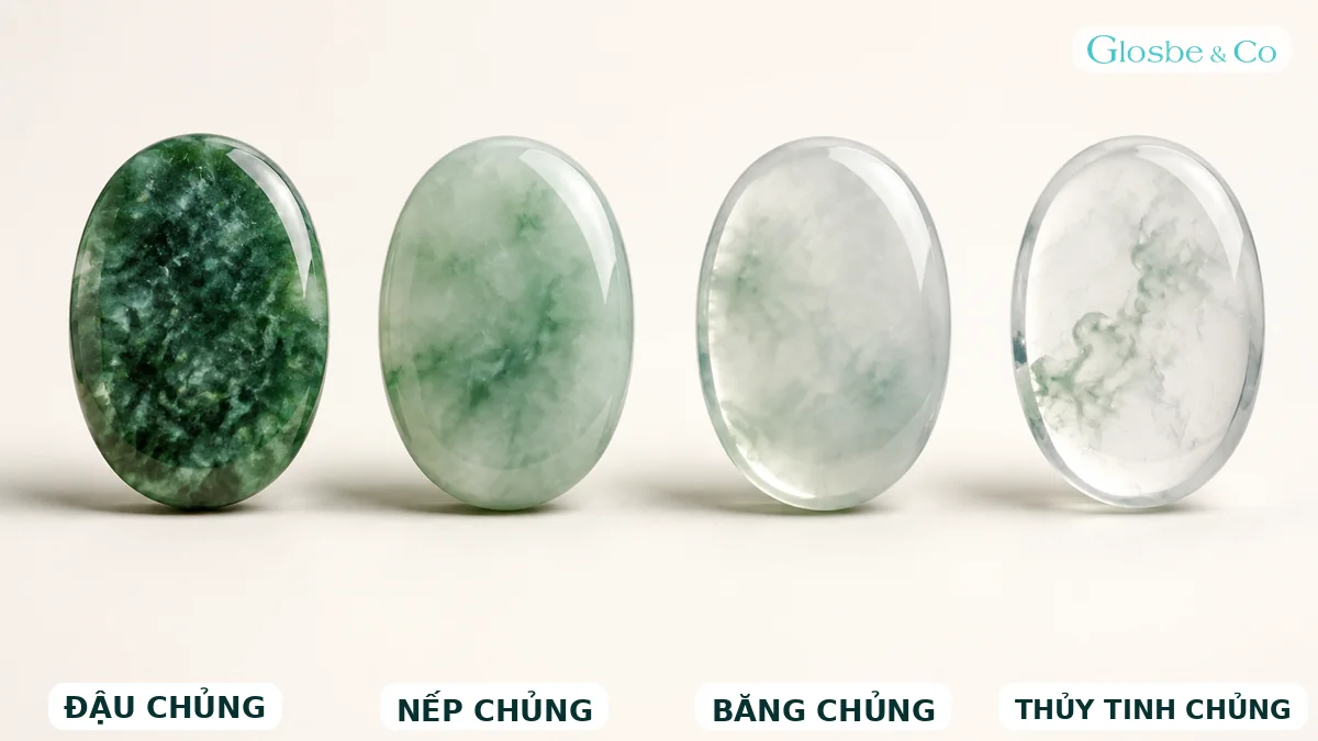 So sánh các loại Ngọc Phỉ Thúy