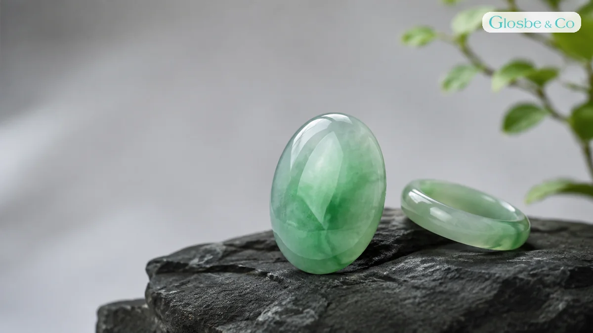 Ngọc Phỉ Thúy băng chủng xanh lục tự nhiên