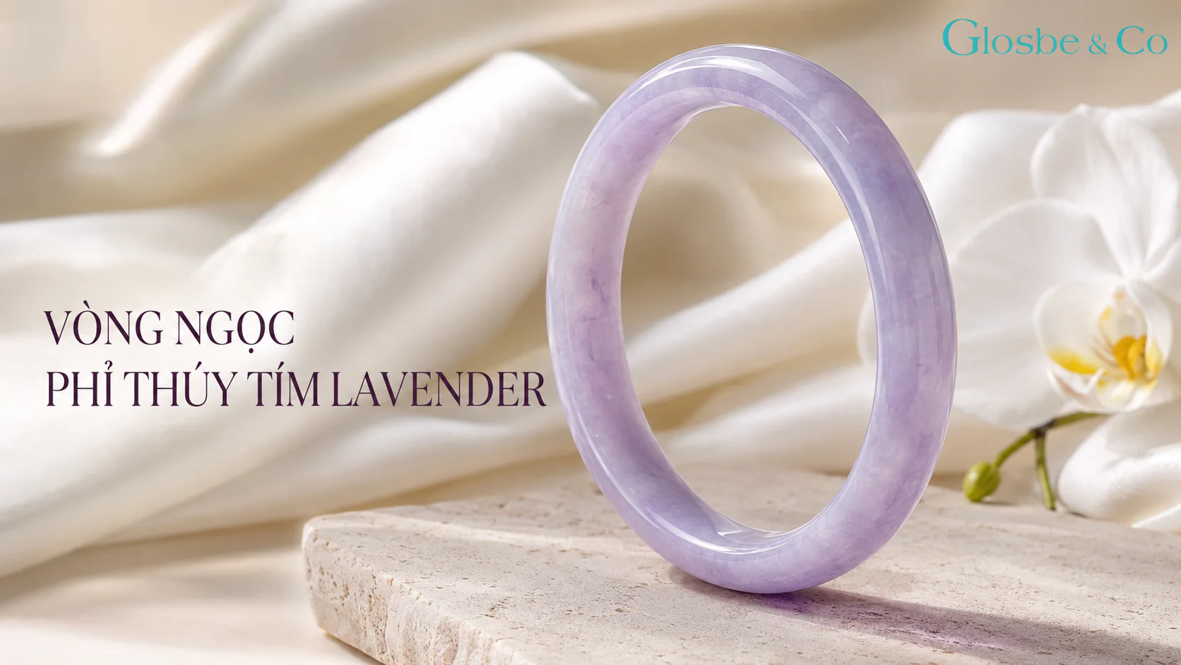 Vòng Ngọc Phỉ Thúy tím Valender