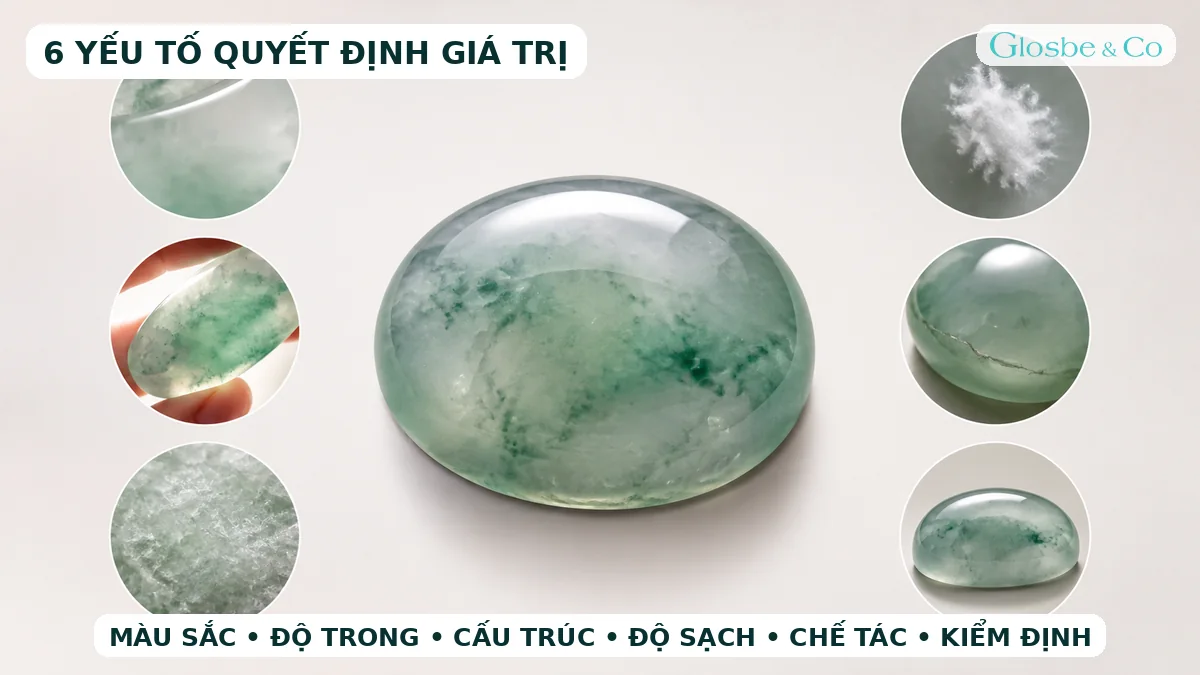 Các yếu tố định giá Ngọc Phỉ Thúy băng chủng