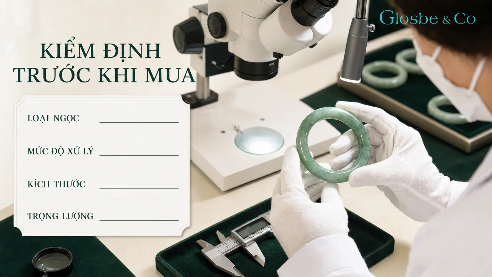 Kiểm định vòng ngọc trước khi mua
