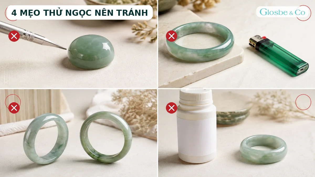 Các mẹo thử Ngọc Phỉ Thúy sai lầm cần tránh