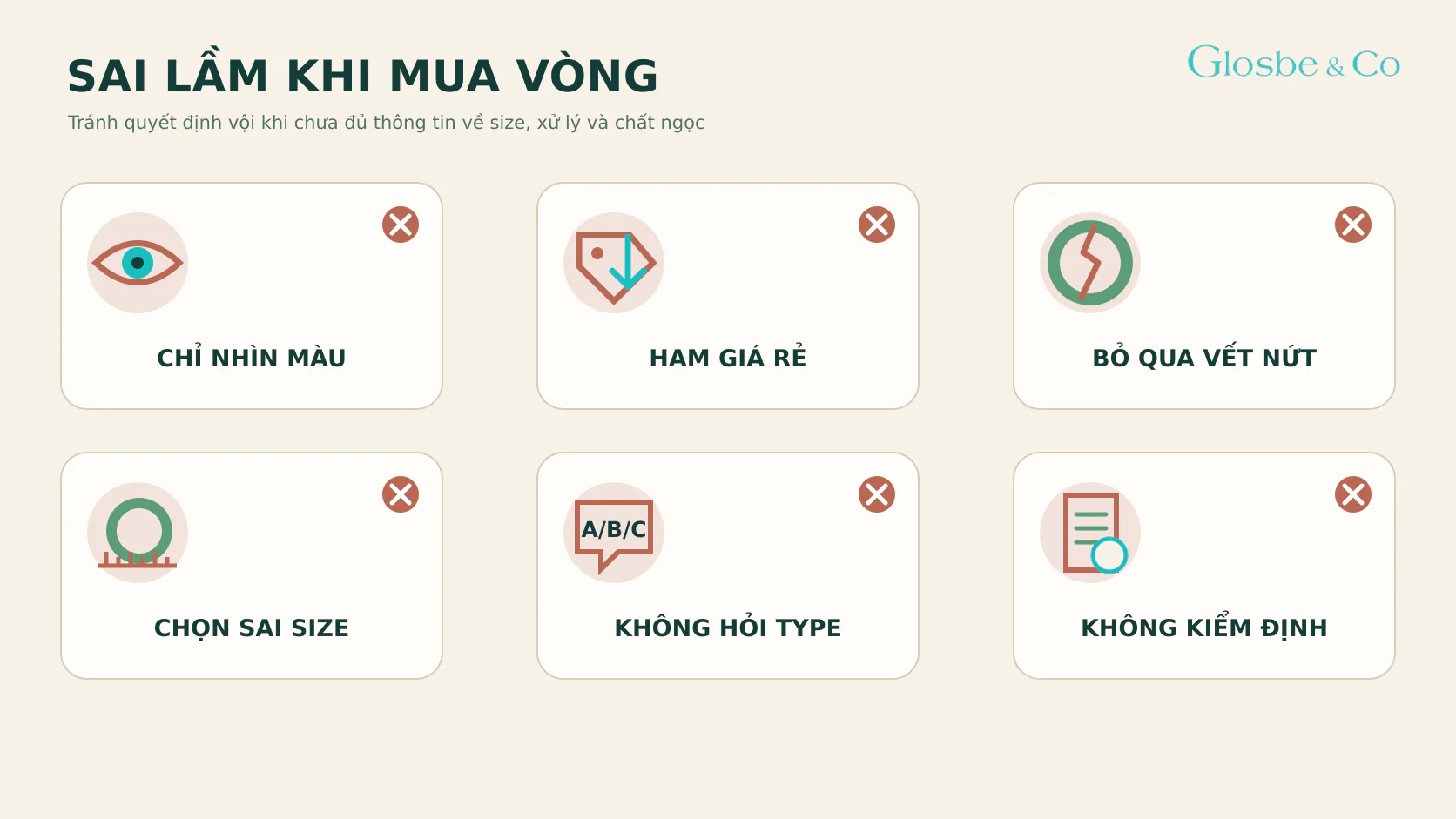 Sai lầm khi mua vòng ngọc