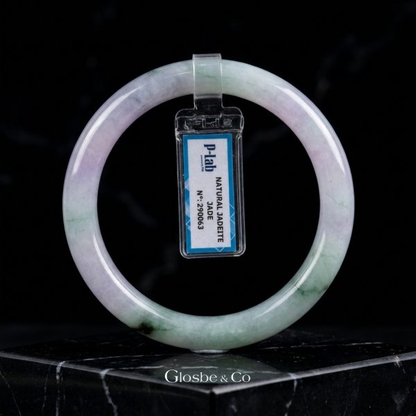 Vòng Ngọc Phỉ Thuý Bản Tròn Lavender Glosbe & Co